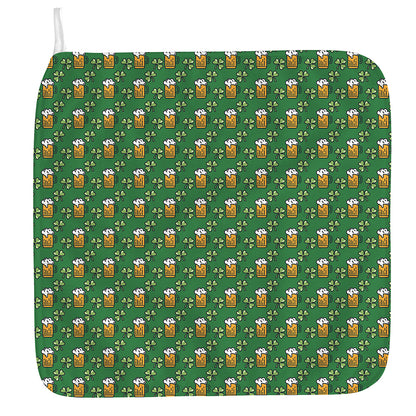 Cute St. Patrick's Day Pattern Print Hand Towel