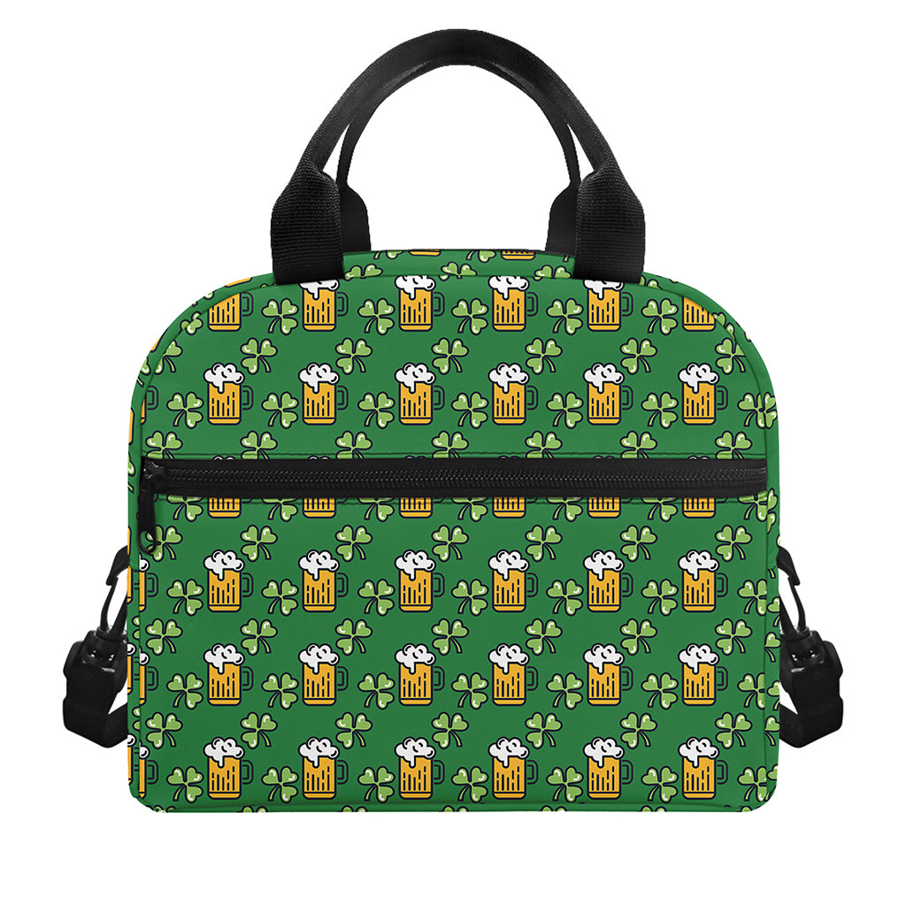 Cute St. Patrick's Day Pattern Print Insulated Lunch Bag
