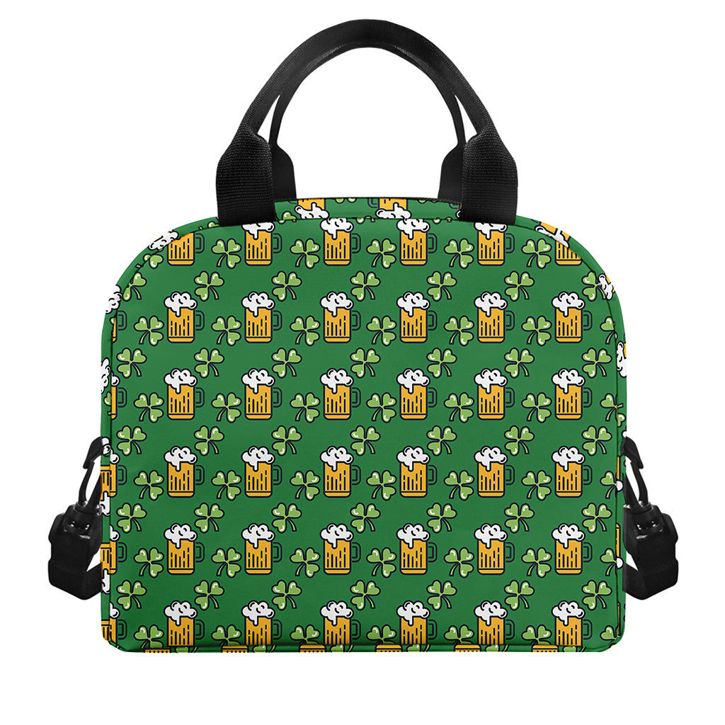 Cute St. Patrick's Day Pattern Print Insulated Lunch Bag