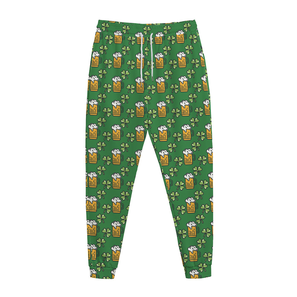 Cute St. Patrick's Day Pattern Print Jogger Pants