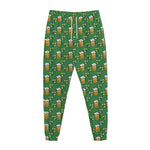Cute St. Patrick's Day Pattern Print Jogger Pants