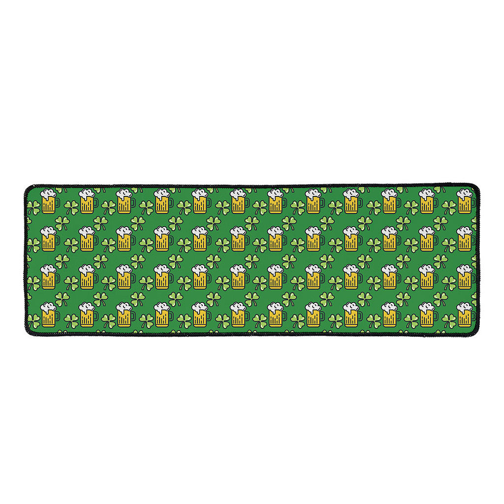 Cute St. Patrick's Day Pattern Print Long Kitchen Mat