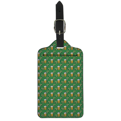 Cute St. Patrick's Day Pattern Print Luggage Tag