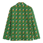 Cute St. Patrick's Day Pattern Print Men's Blazer