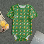 Cute St. Patrick's Day Pattern Print Men's Bodysuit