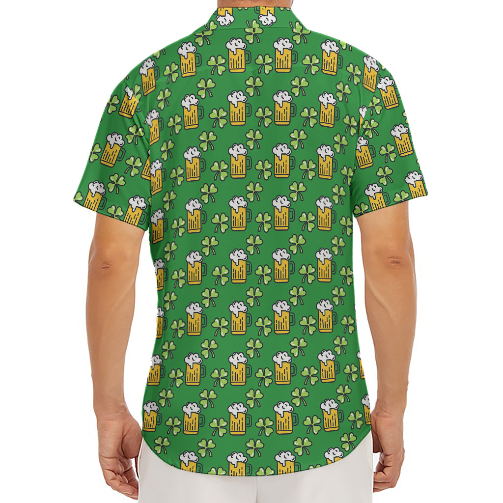 Cute St. Patrick's Day Pattern Print Men's Deep V-Neck Shirt