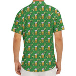 Cute St. Patrick's Day Pattern Print Men's Deep V-Neck Shirt