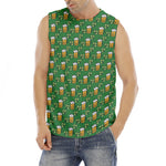 Cute St. Patrick's Day Pattern Print Men's Fitness Tank Top