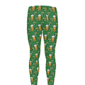 Cute St. Patrick's Day Pattern Print Men's Leggings