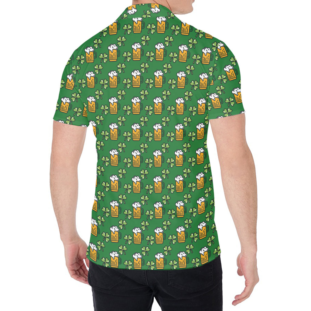 Cute St. Patrick's Day Pattern Print Men's Shirt