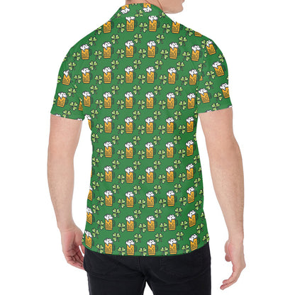 Cute St. Patrick's Day Pattern Print Men's Shirt