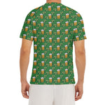 Cute St. Patrick's Day Pattern Print Men's Short Sleeve Rash Guard