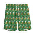 Cute St. Patrick's Day Pattern Print Men's Athletic Shorts