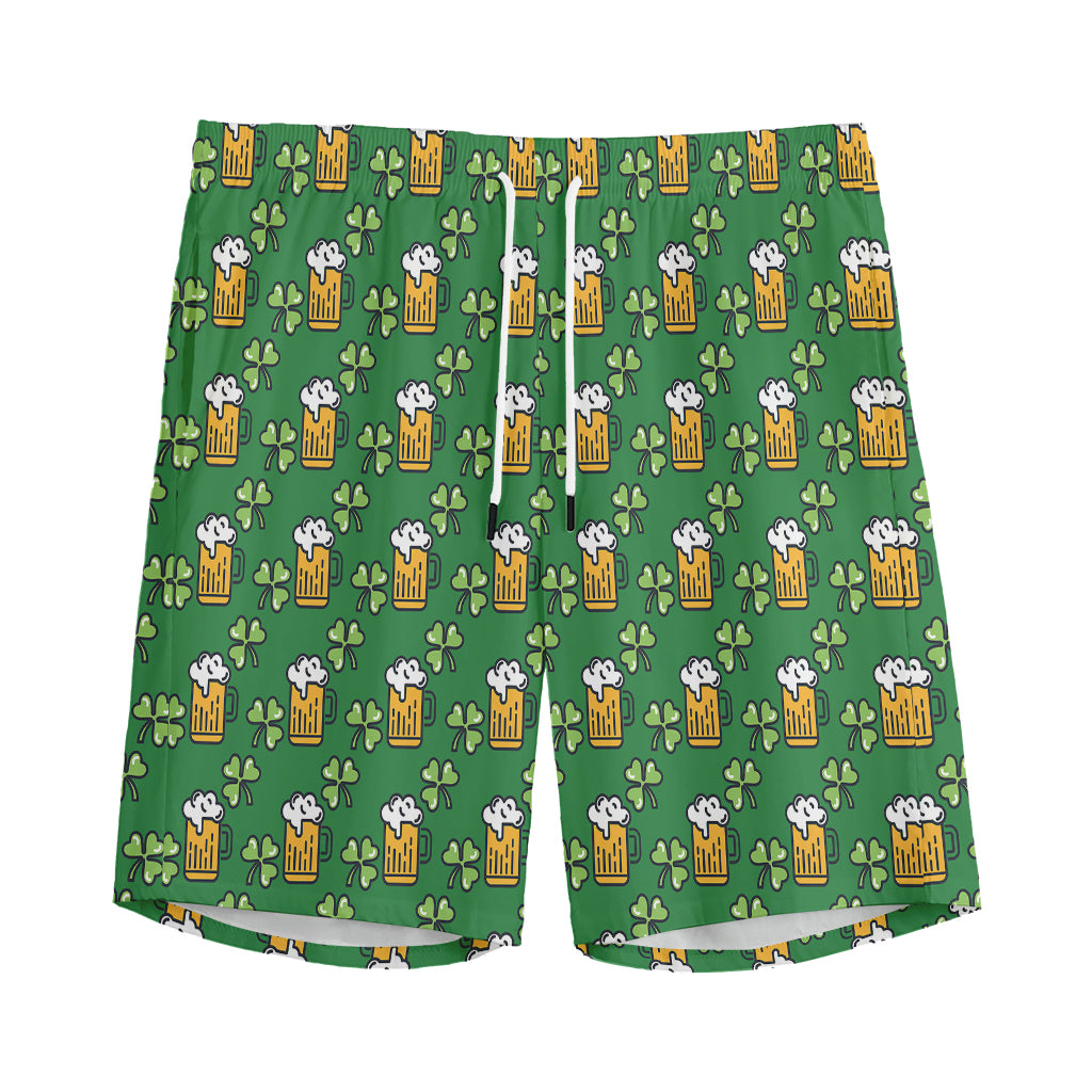 Cute St. Patrick's Day Pattern Print Men's Sports Shorts