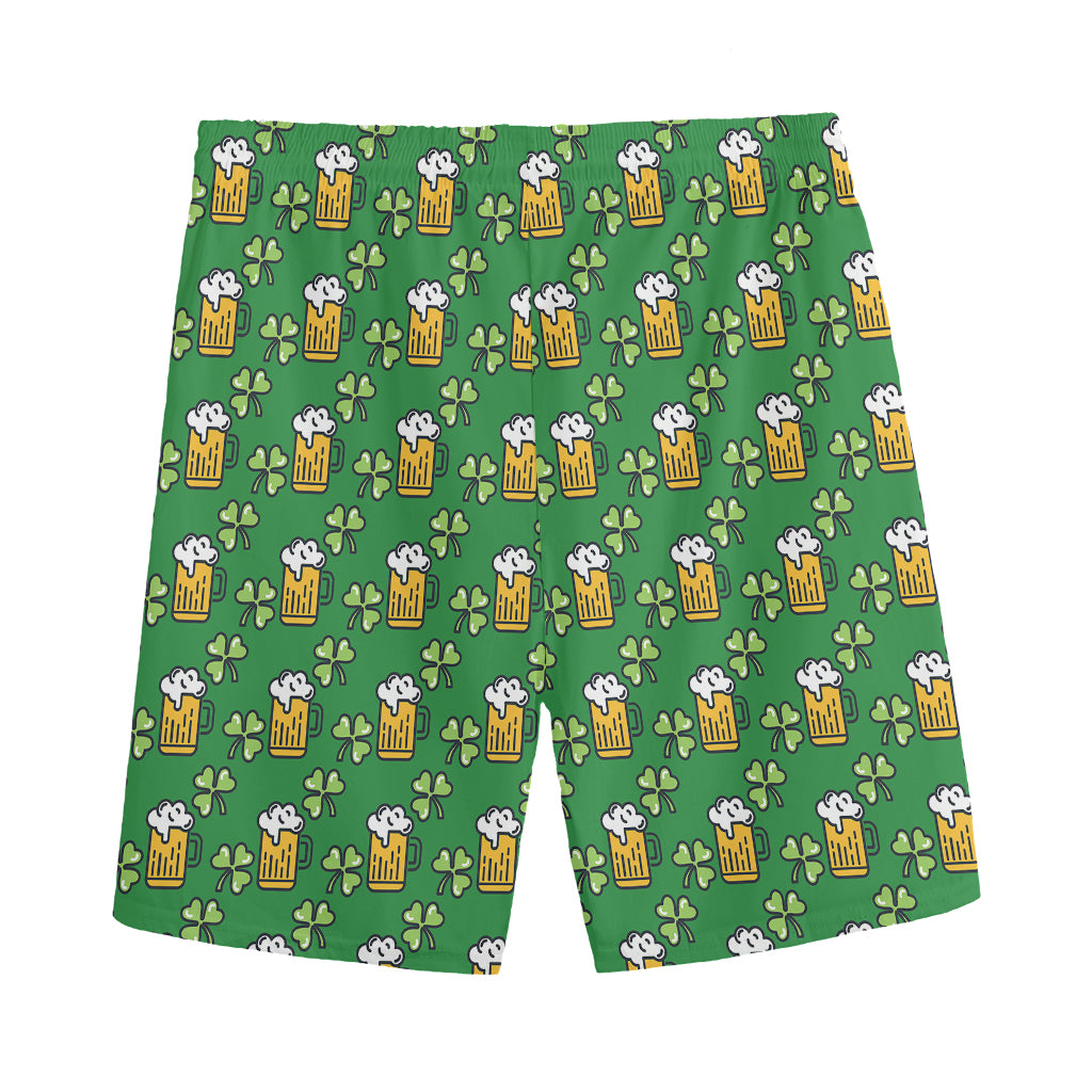 Cute St. Patrick's Day Pattern Print Men's Sports Shorts