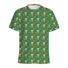 Cute St. Patrick's Day Pattern Print Men's Sports T-Shirt