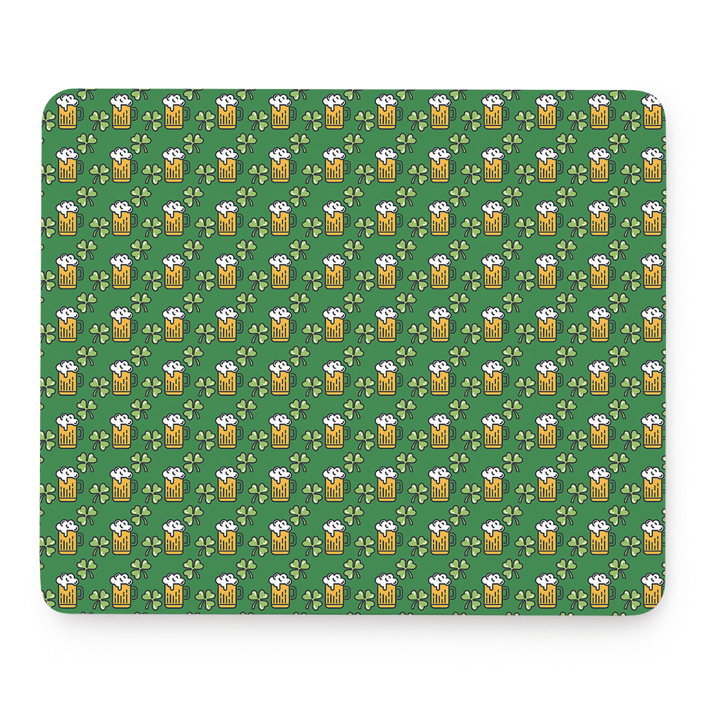 Cute St. Patrick's Day Pattern Print Mouse Pad