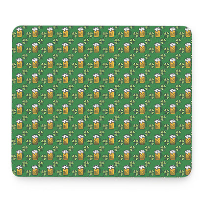 Cute St. Patrick's Day Pattern Print Mouse Pad