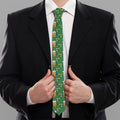 Cute St. Patrick's Day Pattern Print Necktie