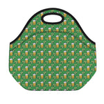 Cute St. Patrick's Day Pattern Print Neoprene Lunch Bag