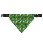 Cute St. Patrick's Day Pattern Print Over The Collar Dog Bandana