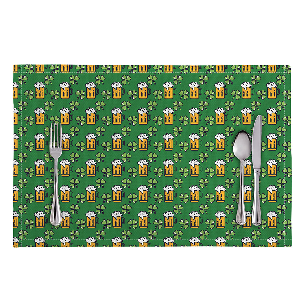 Cute St. Patrick's Day Pattern Print Placemat