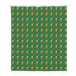 Cute St. Patrick's Day Pattern Print Polyester Shower Curtain