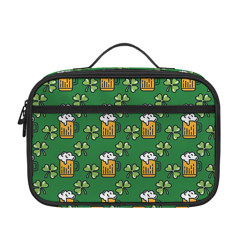 Cute St. Patrick's Day Pattern Print Portable Lunch Bag