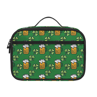 Cute St. Patrick's Day Pattern Print Portable Lunch Bag