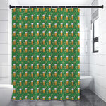 Cute St. Patrick's Day Pattern Print Premium Shower Curtain