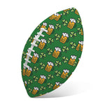 Cute St. Patrick's Day Pattern Print Rugby Ball