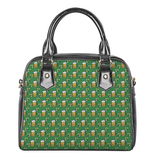 Cute St. Patrick's Day Pattern Print Shoulder Handbag