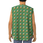Cute St. Patrick's Day Pattern Print Sleeveless Baseball Jersey