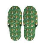 Cute St. Patrick's Day Pattern Print Slippers