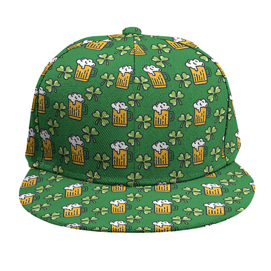 Cute St. Patrick's Day Pattern Print Snapback Cap