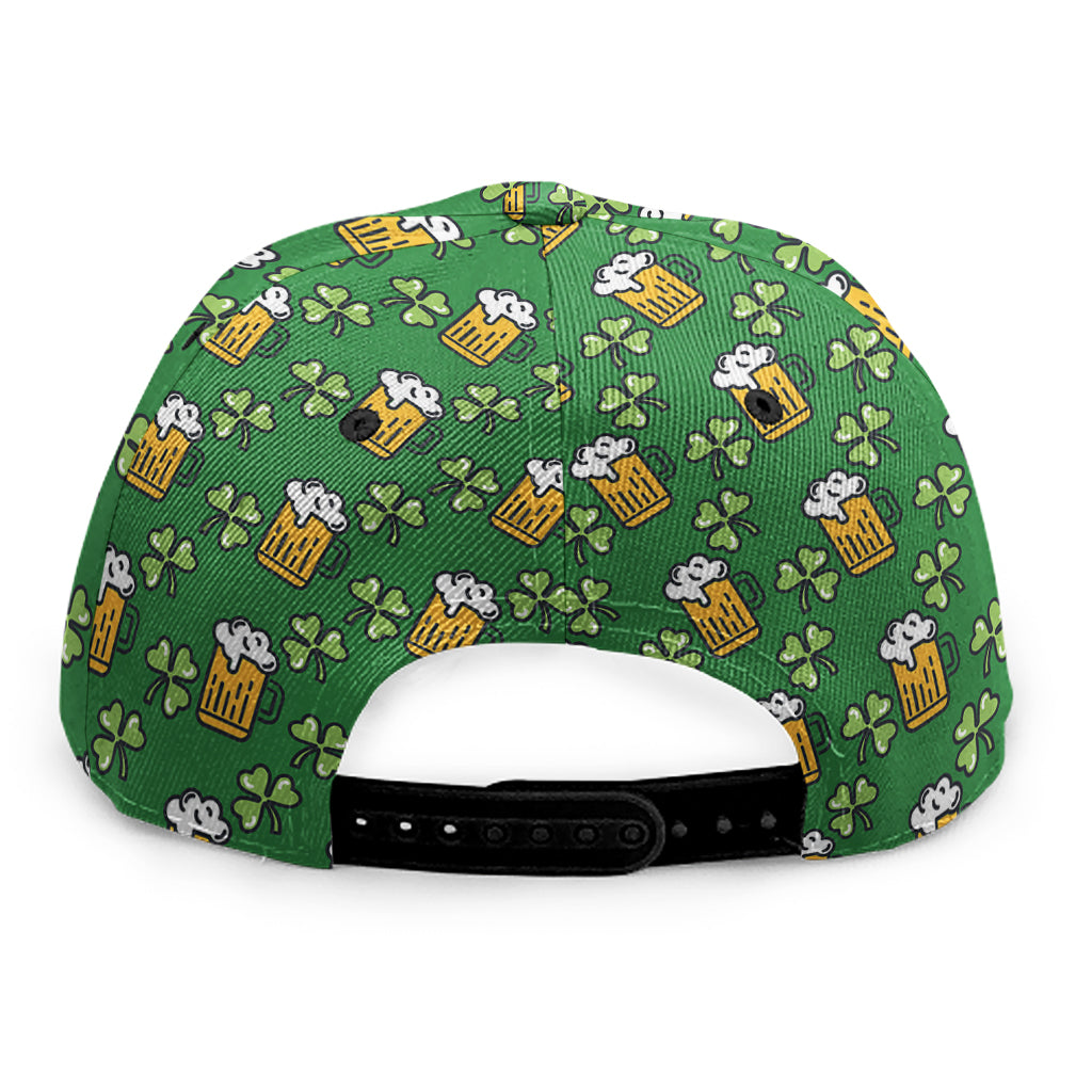 Cute St. Patrick's Day Pattern Print Snapback Cap