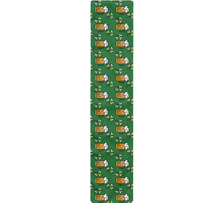 Cute St. Patrick's Day Pattern Print Table Runner