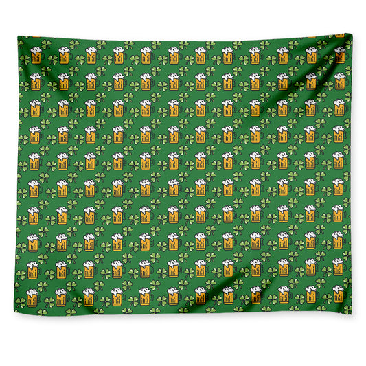 Cute St. Patrick's Day Pattern Print Tapestry