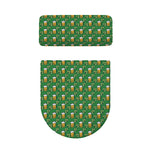 Cute St. Patrick's Day Pattern Print Toilet Lid And Tank Cover Set