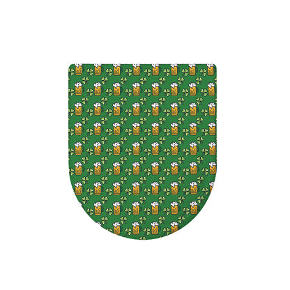 Cute St. Patrick's Day Pattern Print Toilet Lid Cover