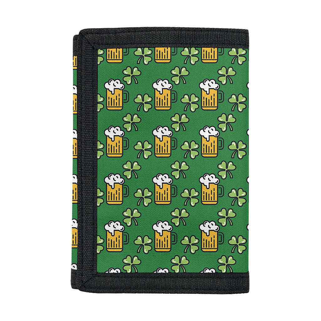 Cute St. Patrick's Day Pattern Print Trifold Wallet