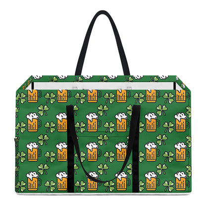 Cute St. Patrick's Day Pattern Print Utility Tote Bag
