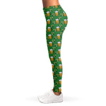 Cute St. Patrick's Day Pattern Print Women's Leggings