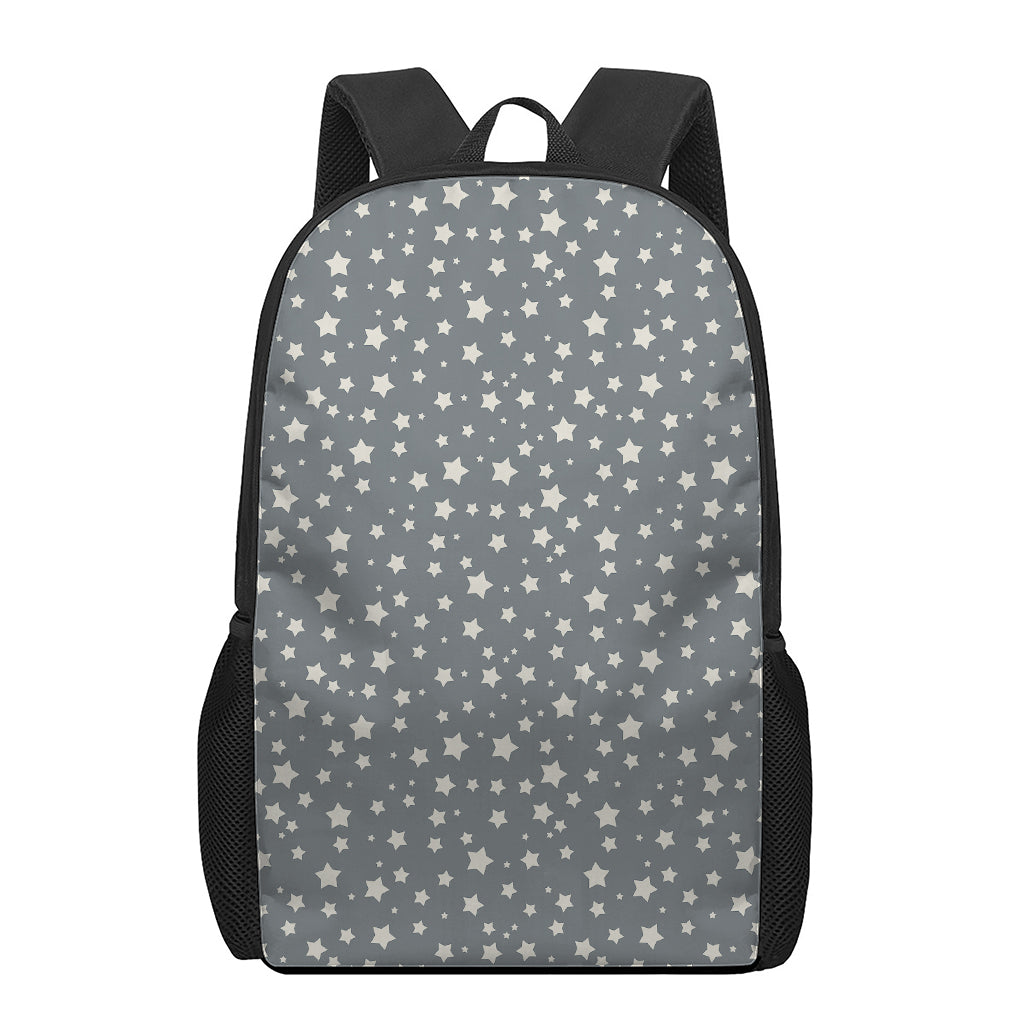 Cute Star Pattern Print 17 Inch Backpack