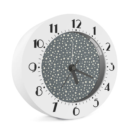 Cute Star Pattern Print Alarm Clock