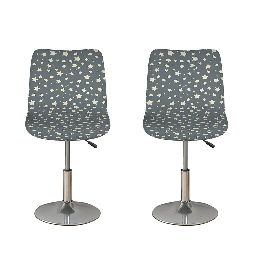 Cute Star Pattern Print Bar Stool Covers