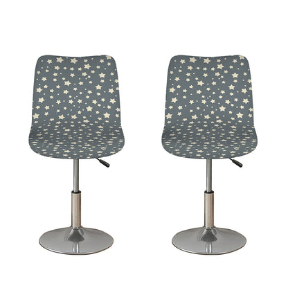 Cute Star Pattern Print Bar Stool Covers