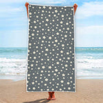Cute Star Pattern Print Beach Towel