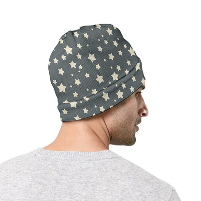 Cute Star Pattern Print Beanie
