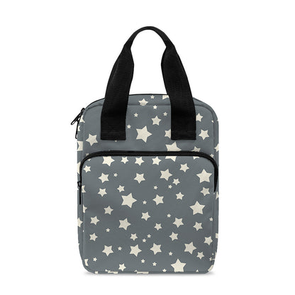 Cute Star Pattern Print Bible Tote Bag